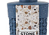 Дозатор для жидкого мыла Plast Team STONE темный камень