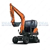 Колесный экскаватор Doosan DX55W