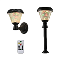 Светильник садово-парковый на солнечной батарее WL-EK602 3W Black SOLAR 3000K/4000K/6500K RGB (TEKLED) 252-03305