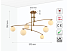 Люстра 1033 GOLD D1000xH540мм 6xG9 (TEKAVIZE) 159-17488