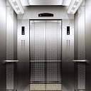 Кабина лифта с отделкой из нержавеющей стали 1200 кг
