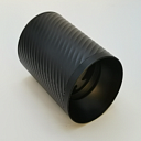 Алюминиевый точечный светильник GU10 Downlight TK-92, оружейный черный (TEKLED), артикул 143-03540