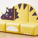 Детский мультяшный диван трицератопса JMS 021