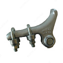 Зажим натяжной болтовой НБ-2-6А|
 Зажим НБ-2-6, НБ-2-6А предназначены для крепления алюминиевых, сталеалюминиевых, медных и защищенных проводов СИП-3 (SAX) к натяжным изолирующим подвескам анкерных и концевых опор. Зажимы    НБ-2-6,  НБ-2-6А имеют ко