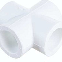 Полипропиленовая крестовина 40 белая lammin