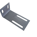 Кронштейн для алюминиевого профиля L образный с четырьмя отверстиями