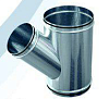 Тройник косой д. 100-1500 мм, толщина 0.55-1.2 мм