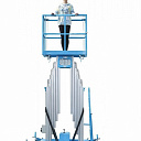 Двухмачтовый вертикальный алюминиевый подъёмник GTWY2-10