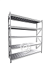 Стеллаж MS Pro Z 2500х2400х600 (5 ярусов с секционным настилом)