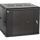ITK Шкаф серверный W 6U 600x450 мм дверь стекло, RAL9005