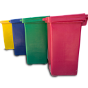 Контейнеры пластиковые для мусора V-120 л