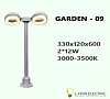 Садово-парковый светодиодный светильник “GARDEN-09” 24Вт IP65