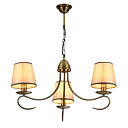 Люстра 52043 3xE14 ANTIQUE BRASS (TEKAVIZE) 159-17698
