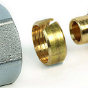 Переходник для пластиковой трубы с соединением евроконус 3/4"eх(20х2) giacomini