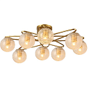 Люстра 52018 8xE27 CHAMPAGNE+GOLD (TEKAVIZE) 159-17676