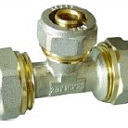 Тройник на металлопластиковую трубу T16 x 16 x 16