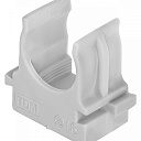 Крепеж-клипса для трубы 16 мм для прямого монтажа (100 шт.) серая TDM