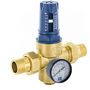 Редукционный клапан давления с манометром 6-бар