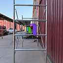 Строительные леса оцинкованные, труба Ø40×2.2мм, настил в комплекте