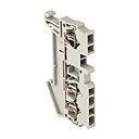 Колодка клеммная самозажимная JXB-ST-2.5 31А 3 вывода серая EKF