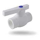 Шаровой кран Д 25 мм, пластик