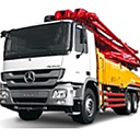 Автобетононасос SYM5350THB 520C-10 шасси BENZ 53 м 3-осный