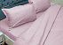 Комплект постельного белья, страйп-сатин, розовый
