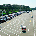 Разметка открытых стоянок и парковок