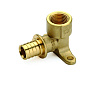 Угольник латунный установочный GOLDFIX ВР 1/2"x16 H=40,5 с настен. креплением GENERAL FITTINGS