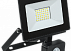 Прожектор СДО 06-30Д светодиодный черный с ДД IP54 6500K IEK