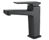 Смеситель CASELA CL51078B (черный) для умывальника с гайкой