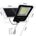 Cолнечный светодиодный уличный фонарь 100 Вт (кремниевая солнечная панель)