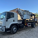 Телескопическая автовышка с высотой подъёма 36 м.