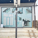 Солнечный прожектор 50w (комплект из столба и солнечной панели) 