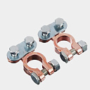 Клеммы аккумулятора универсальные, 2 шт 