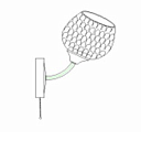 Бра 32420 1xE27 CHROME BLACK TEKAVIZE 1шт 151-19762