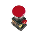 Кнопка AEAL22 "Грибок"с фиксацией красный d22мм  240В 1з+1р  IEK