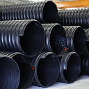 Гофрированная ПНД труба со стальной арматурой 600