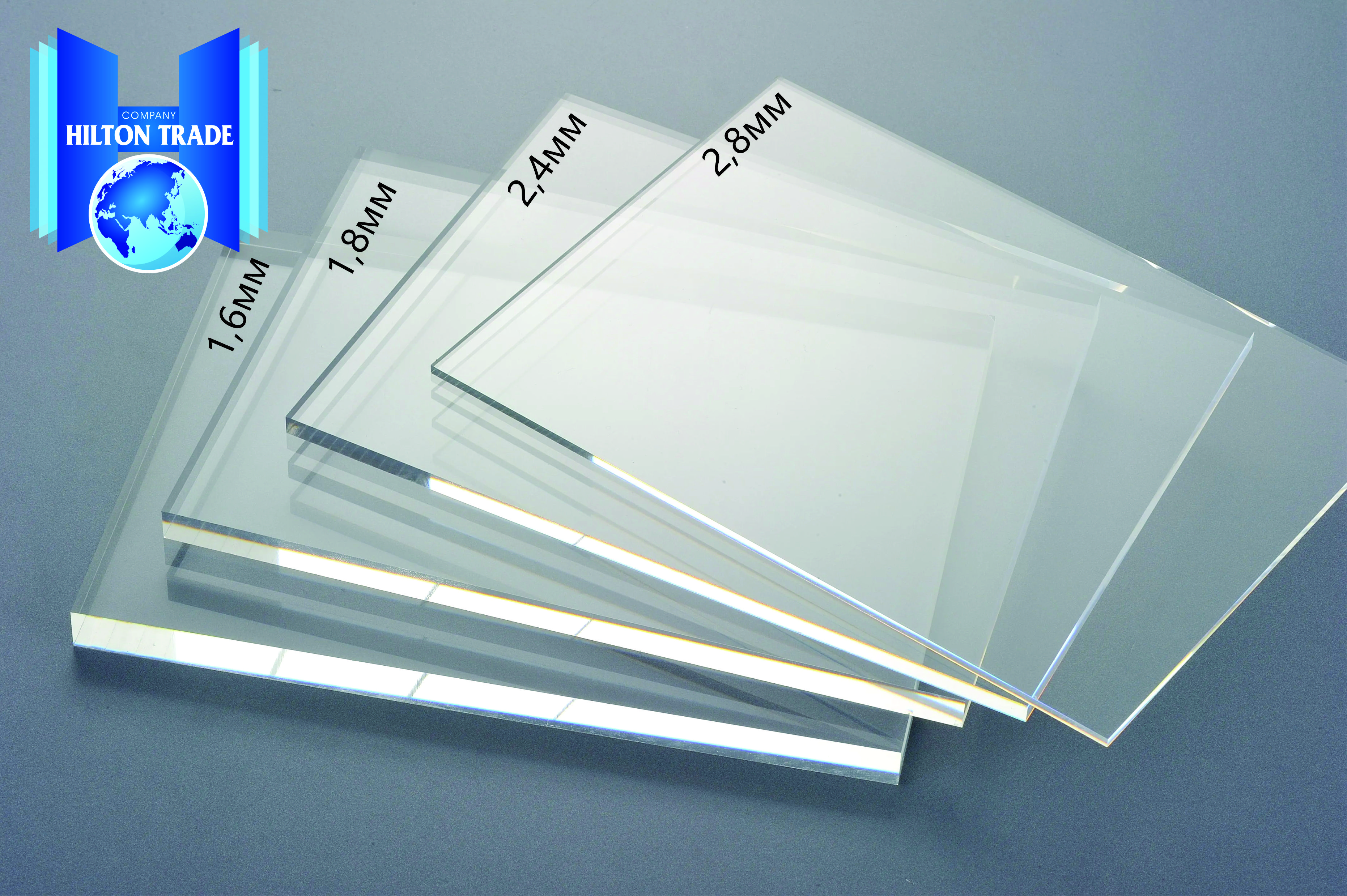 Оргстекло 2,6 мм, 1,22х2,44