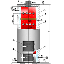 Котел водогрейный твердотопливный КВТШ- N