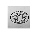 Настенное металлическое панно "Тюльпаны"