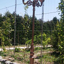 Торшерная стойка 3-х рожковая с литиевыми элементами и шаром