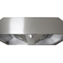 Зонт вытяжной пристенный с жироулавливающим лабиринтным фильтром