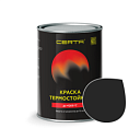 Термостойкая эмаль CERTA черный глубокоматовый 1000°С (RAL 9004) (0,8 кг)