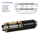 Труба стальная 325X7,0-450-1-ППУ-ПЭ с ОДК