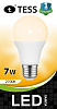 Лампа светодиодная A60 8 Вт "TESS" E27  3000K