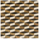 Декор из керамогранита Шарм Крим Вставка Оптик