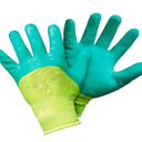 Нитриловые перчатки с обливом