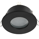 Светильник алюминиевый downlight, IP65, GU5.3, черный (TEKLED), артикул 143-03482