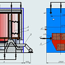 Водотрубные водогрейные твердотопливные котлы ENKOM Проект Т.022.050.00.00.000
